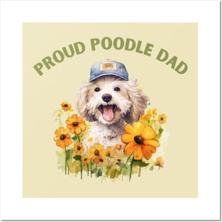 Proud Poodle Dad Posters and Art